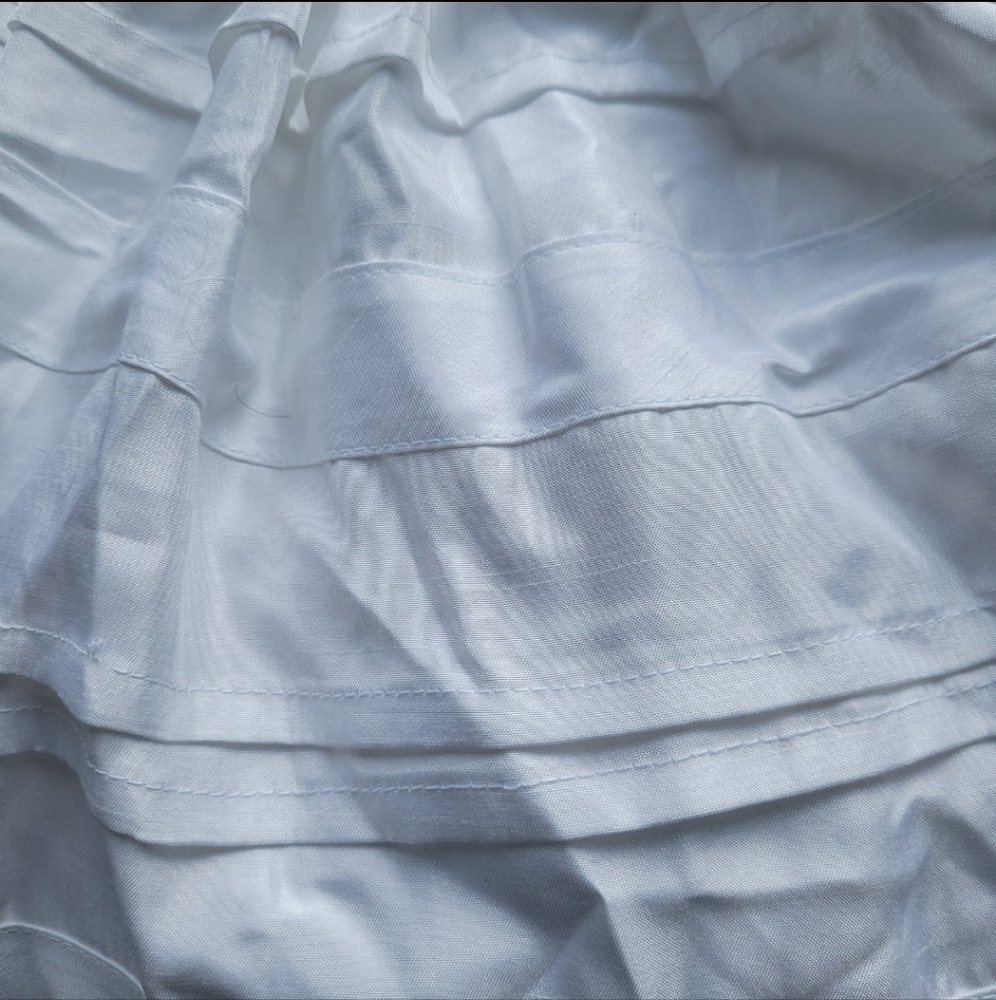 White Ruffle Dress - Picture 4 of 6